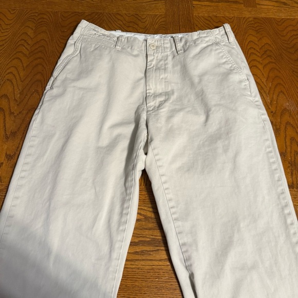 Ralph Lauren Polo Jeans Co RLG7 Chino Flat Front Pants in Tan Sz 32x30 Casual - Picture 3 of 15